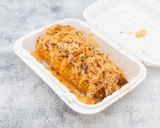 Loaded Crabmeat Deep-Fried Corn.